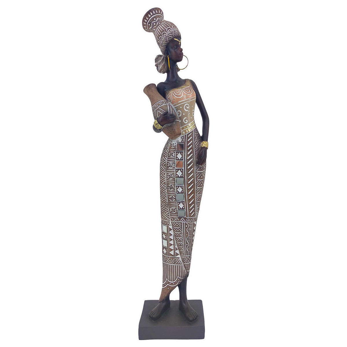 Dom Dekorativni predmeti  Signes Grimalt Afrička Figura Smeđa