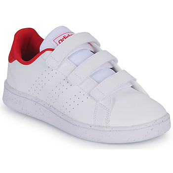 Obuća Djeca Niske tenisice Adidas Sportswear ADVANTAGE CF C Bijela / Red