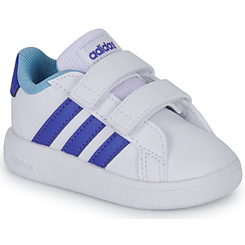 Obuća Djeca Niske tenisice Adidas Sportswear GRAND COURT 2.0 CF Bijela / Plava