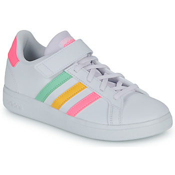 Obuća Djevojčica Niske tenisice Adidas Sportswear GRAND COURT 2.0 EL Bijela / Multicolour