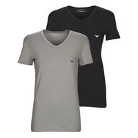 Odjeća Muškarci
 Majice kratkih rukava Emporio Armani V NECK T-SHIRT SLIM FIT PACK X2 Crna / Siva