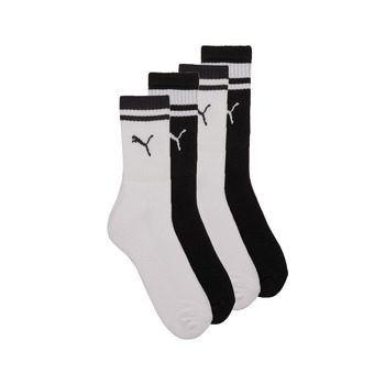 Modni dodaci Sportske čarape Puma UNISEX HERITAGE STRIPE Crna / Bijela