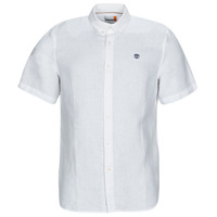Odjeća Muškarci
 Košulje kratkih rukava Timberland SS Mill River Linen Shirt Slim Bijela