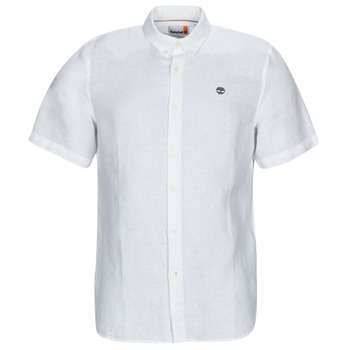 Odjeća Muškarci
 Košulje kratkih rukava Timberland SS Mill River Linen Shirt Slim Bijela