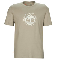 Odjeća Muškarci
 Majice kratkih rukava Timberland SS Refibra Logo Graphic Tee Regular Bež