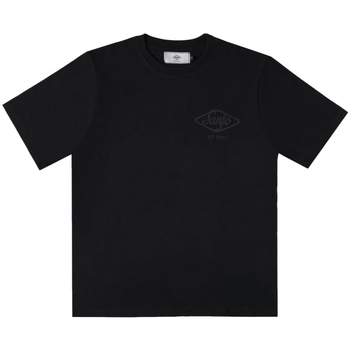 Odjeća Muškarci
 Majice / Polo majice Sanjo Flocked Logo T-Shirt - All Black Crna