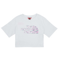 Odjeća Djevojčica Majice kratkih rukava The North Face Girls S/S Crop Easy Tee Bijela