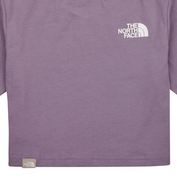 The North Face Girls S/S Crop Simple Dome Tee Ljubičasta