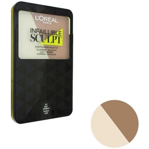 L'oréal Infallible Sculpt Contouring Palette - 02 Claire à Médi Bež