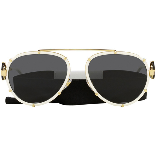 Satovi & nakit Sunčane naočale Versace Occhiali da Sole  VE2232 147187 con Laccio Bijela