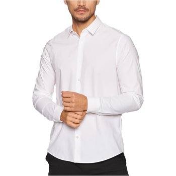 Odjeća Muškarci
 Košulje dugih rukava Calvin Klein Jeans J30J319065 Bijela