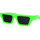 Satovi & nakit Sunčane naočale Leziff Occhiali da Sole  Miami M4939 C13 Verde Fluo Kaki
