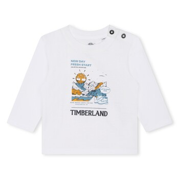 Odjeća Dječak
 Majice kratkih rukava Timberland T60005-10P-B Bijela