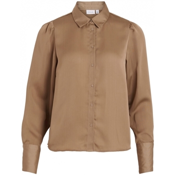 Odjeća Žene
 Topovi i bluze Vila Shirt Renny L/S - Walnut Smeđa
