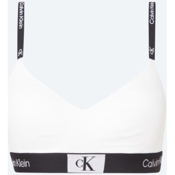 Odjeća Žene
 Sportski grudnjaci Calvin Klein Jeans 000QF7218E100 LGHT LINED BRALETTE Bijela