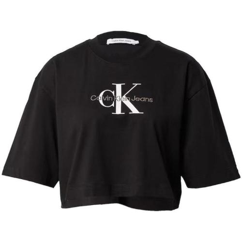 Odjeća Žene
 Majice kratkih rukava Calvin Klein Jeans  Crna
