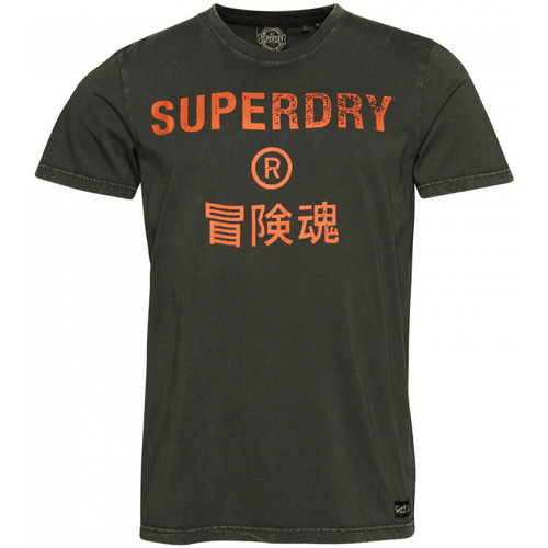 Odjeća Muškarci
 Majice / Polo majice Superdry Vintage corp logo Crna