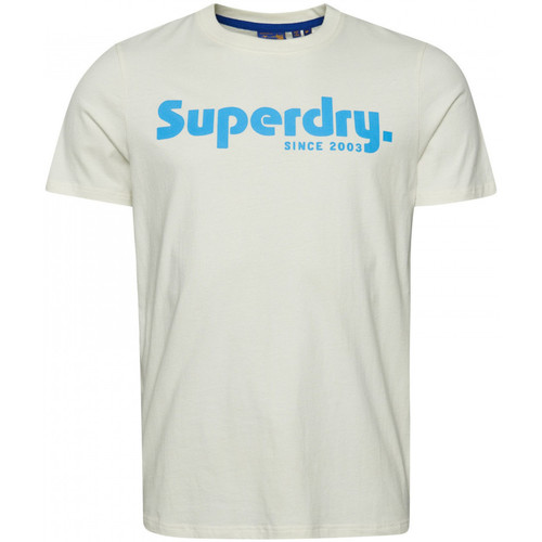 Odjeća Muškarci
 Majice / Polo majice Superdry Vintage terrain classic Bijela