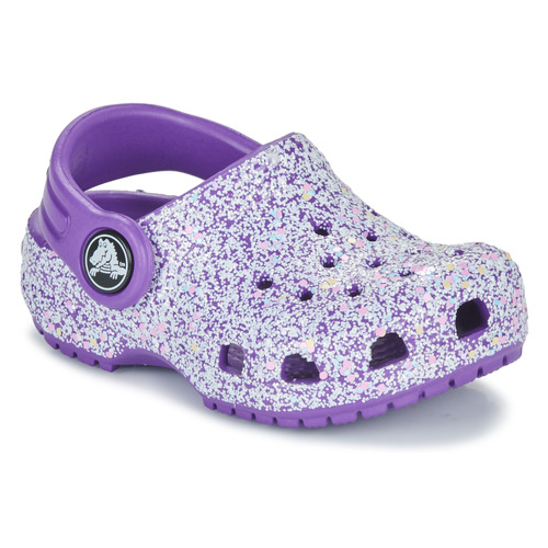 Obuća Djevojčica Klompe Crocs Classic Glitter Clog T Ljubičasta