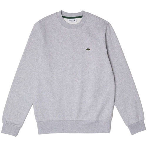 Odjeća Muškarci
 Sportske majice Lacoste Organic Brushed Cotton Sweatshirt - Gris Siva