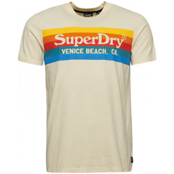 Odjeća Muškarci
 Majice / Polo majice Superdry Vintage venue Bijela