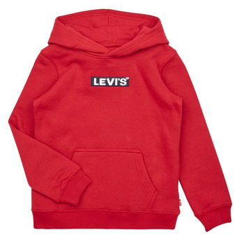 Odjeća Dječak
 Sportske majice Levi's LVN BOXTAB PULLOVER HOODIE Crvena