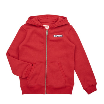 Odjeća Dječak
 Sportske majice Levi's LVN BOXTAB FULL ZIP HOODIE Crvena