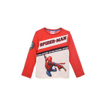 Odjeća Dječak
 Majice dugih rukava TEAM HEROES  T SHIRT SPIDERMAN Crvena / Bijela