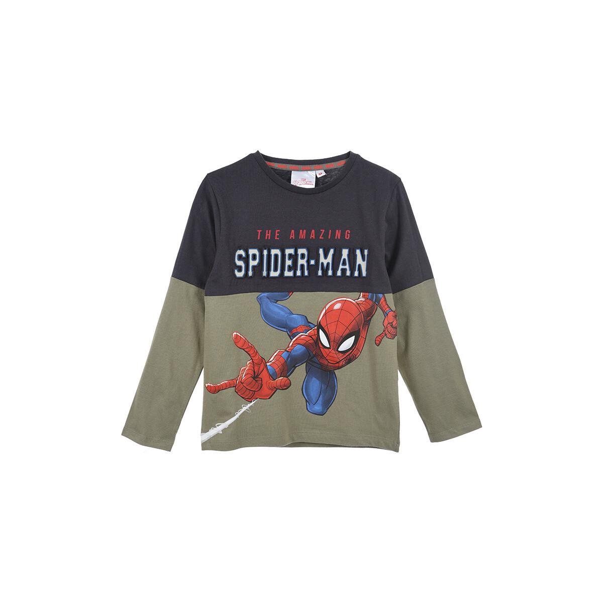 Odjeća Dječak
 Majice dugih rukava TEAM HEROES  T SHIRT SPIDERMAN Siva
