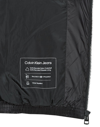 Calvin Klein Jeans BLOCKING NON-DOWN PUFFER JACKET Crna / Bijela
