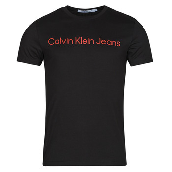 Odjeća Muškarci
 Majice kratkih rukava Calvin Klein Jeans CORE INSTITUTIONAL LOGO SLIM TEE Crna / Crvena
