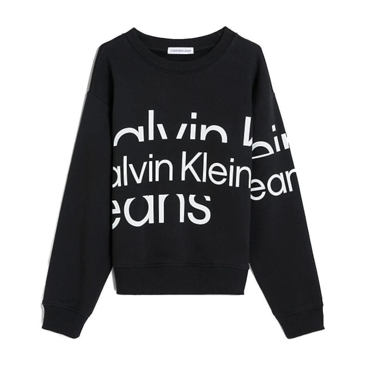 Odjeća Dječak
 Sportske majice Calvin Klein Jeans  Crna