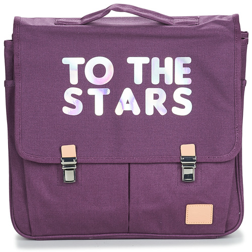 Torbe Djevojčica Školske torbe Jojo Factory CARTABLE UNI TO THE STARS Bordo