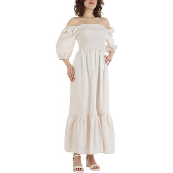 Odjeća Žene
 Duge haljine Yes Zee A442-HP00 Bijela
