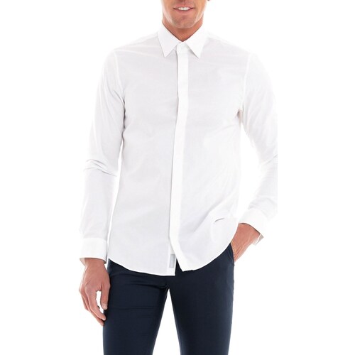 Odjeća Muškarci
 Košulje dugih rukava MICHAEL Michael Kors MK0DS01001 Bijela