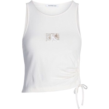 Odjeća Žene
 Majice s naramenicama i majice bez rukava Calvin Klein Jeans J20J221062 Bijela