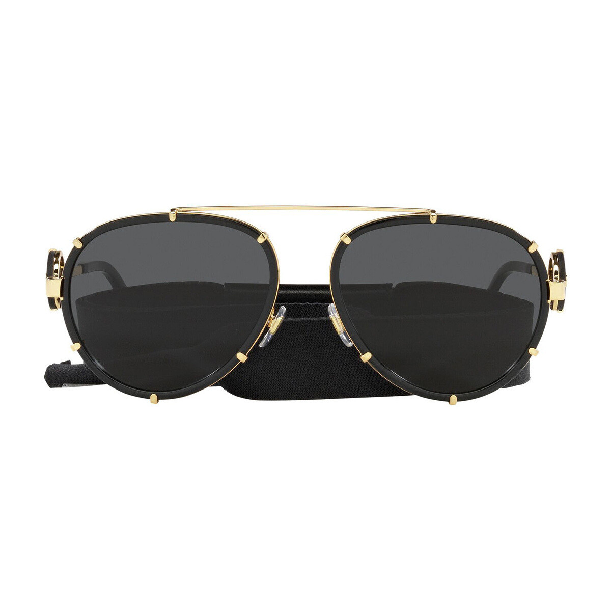 Satovi & nakit Sunčane naočale Versace Occhiali da Sole  VE2232 143887 con Laccio Crna