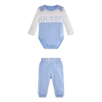 Odjeća Dječak
 Dječji kompleti Guess MID ORGANIC COTON Bijela / Plava