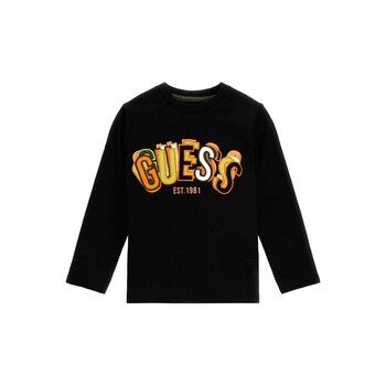 Odjeća Dječak
 Majice dugih rukava Guess N3BI17 Crna