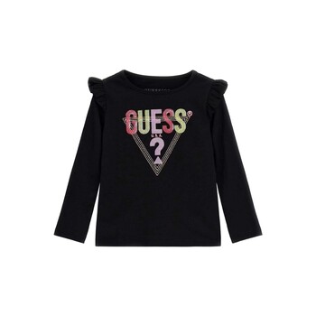 Odjeća Djevojčica Majice dugih rukava Guess K3BI15 Crna