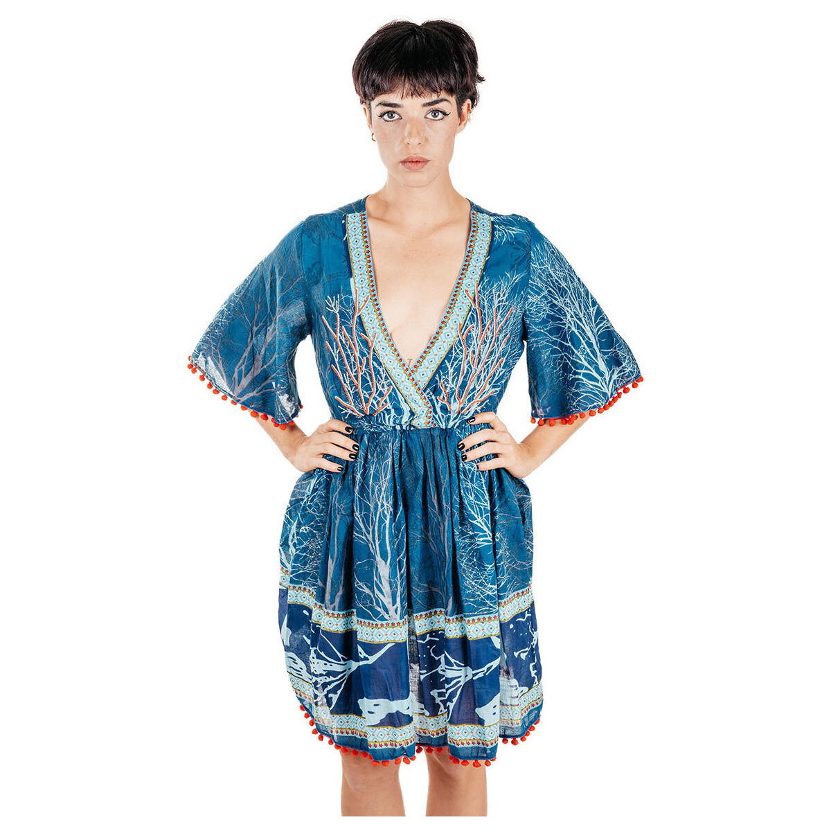 Odjeća Žene
 Kratke haljine Isla Bonita By Sigris Kratka Haljina Plava