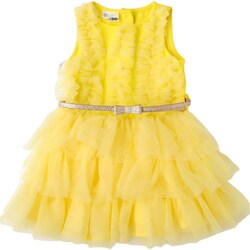 Odjeća Djevojčica Duge haljine Ido 46311 žuta