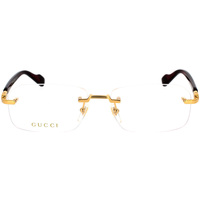 Satovi & nakit Sunčane naočale Gucci Occhiali da Vista  GG1221O 003 Gold