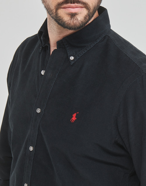 Polo Ralph Lauren CHEMISE COUPE DROITE EN VELOURS COTELE Crna