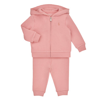 Odjeća Djevojčica Dječji kompleti Polo Ralph Lauren LSFZHOOD-SETS-PANT SET Ružičasta