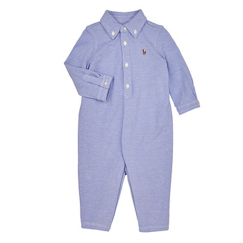 Odjeća Dječak
 Pidžame i spavaćice Polo Ralph Lauren SOLID CVRALL-ONE PIECE-COVERALL Plava / Nebesko plava