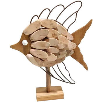 Dom Dekorativni predmeti  Signes Grimalt Riba Figura Smeđa