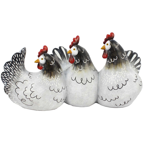 Dom Dekorativni predmeti  Signes Grimalt Slika Piletina 3 Jedinice Bijela