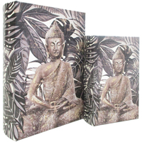 Dom Košare i kutije Signes Grimalt Buddha Knjiga 2 Jedinice Siva