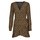 Odjeća Žene
 Kratke haljine Only ONLKACEY FR L/S WRAP DRESS PTM Smeđa